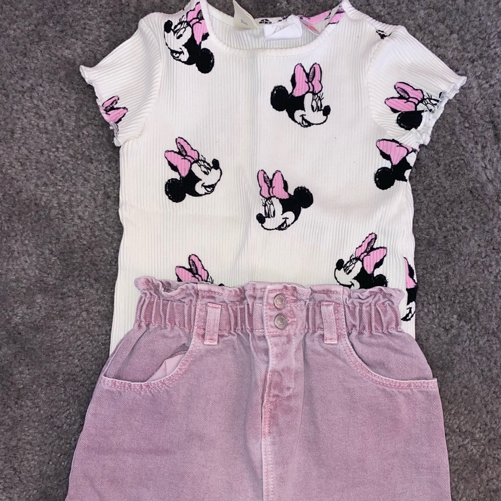 Zara Shirt & Skirt